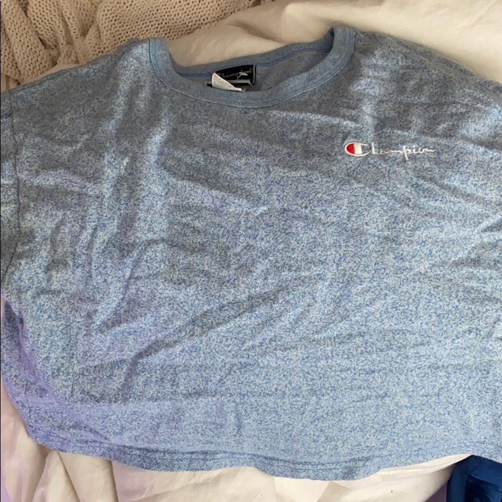 Blue champion shirt